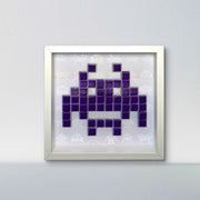 Duke - Space invaders paper mosaïque - Violet