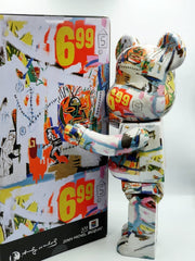 Andy Warhol x Jean Michel Basquiat Bearbrick - 400%