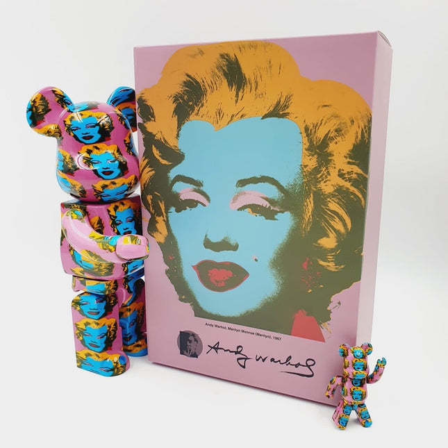 Bearbrick Marilyn 25 - Andy Warhol (after) - 400% & 100%