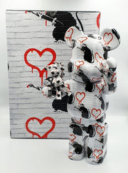 Banksy Love Rat Bearbrick - 400% & 100%