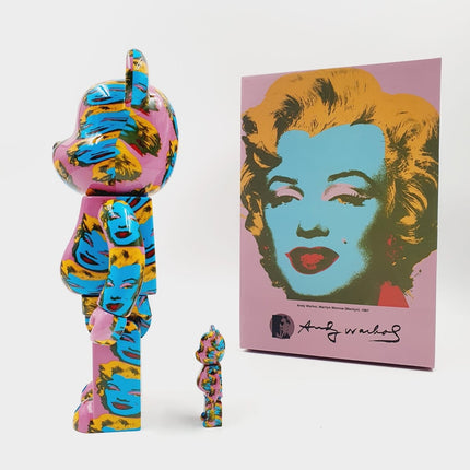 Bearbrick Marilyn 25 - Andy Warhol (after) - 400% & 100%