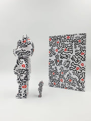 Bearbrick Keith Haring V8 - 400% & 100%