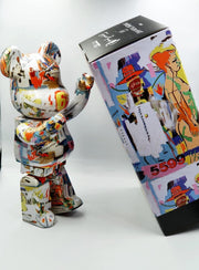 Andy Warhol x Jean Michel Basquiat Bearbrick - 400%