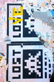 Lost Love - Invader Urban Wall