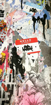 Invader Marilyn urban wall - Lasveguix