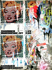 Invader Marilyn urban wall - Lasveguix