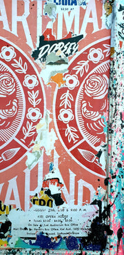Make art not war Pink