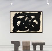 Abstracción schwarz 2 XXL