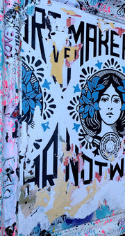 Make art not war White
