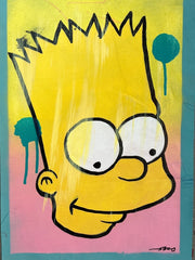 Bart Simpson Cartoon Pop Art - Dillon Boy