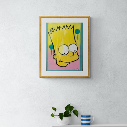 Bart Simpson Cartoon Pop Art - Dillon Boy