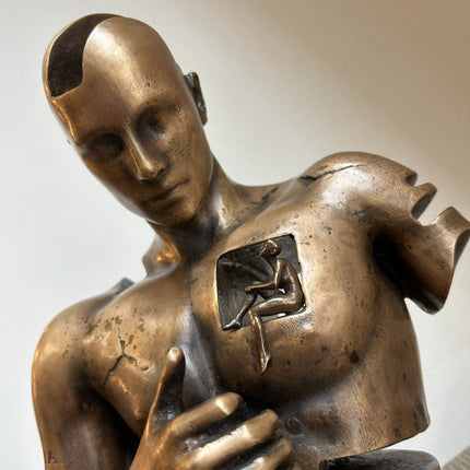 Bronze Omnia Vincit Amor - Andrea Giorgi