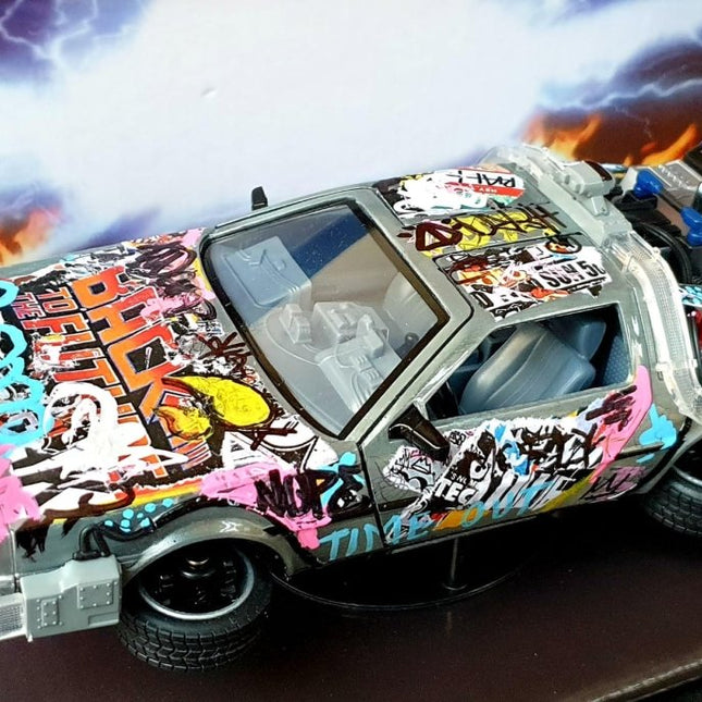 Destroyed Delorean - Lasveguix