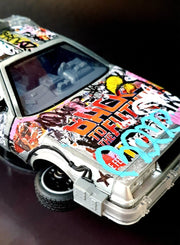 Destroyed Delorean - Lasveguix