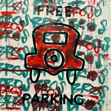 Free Parking - Monopoly Card - Freda People
