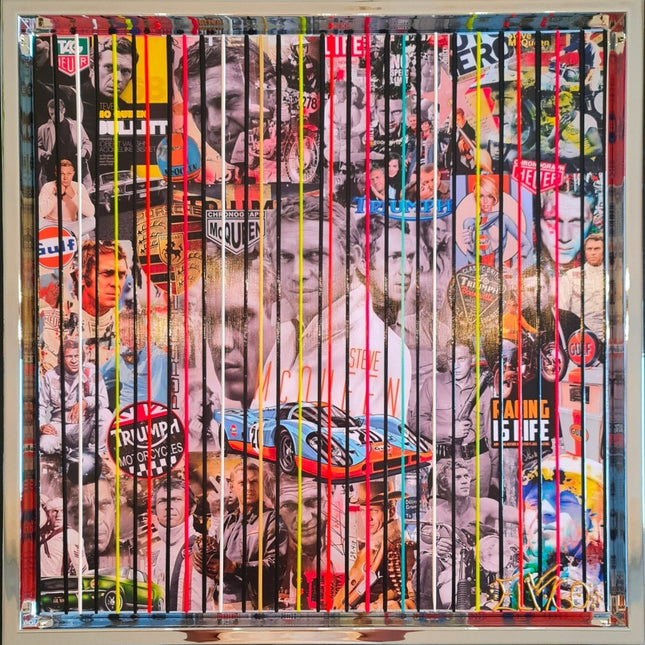 Iconic Steve mcQueen legend - Grande Taille - Elmago