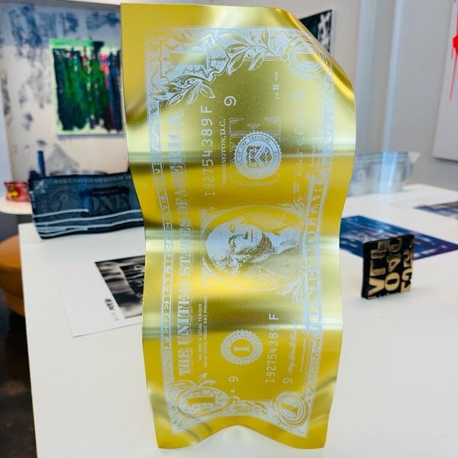 One Dollar Gold Black KL - Karl Lagasse