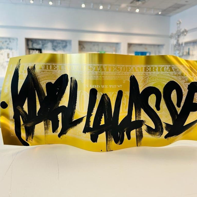 One Dollar Gold Black KL - Karl Lagasse