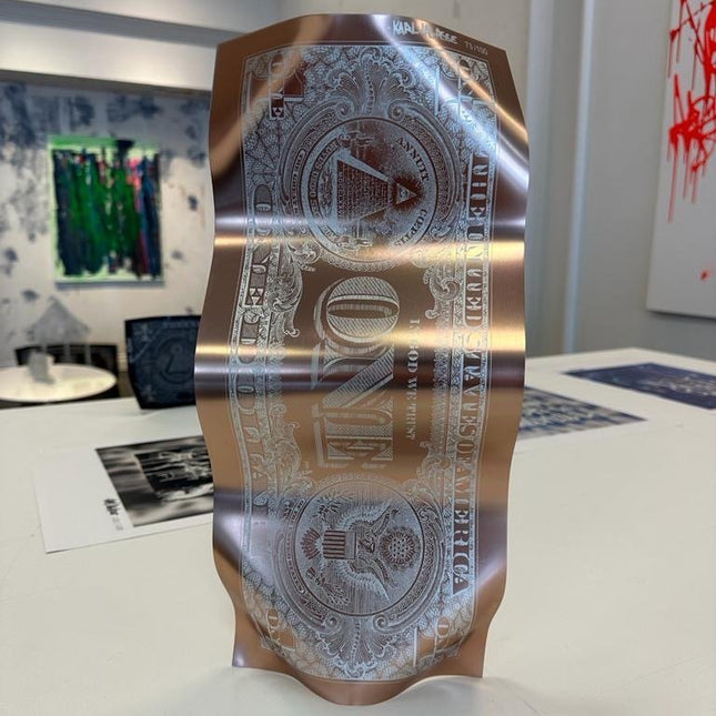 One Dollar Gold Pink - Karl Lagasse