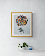 Parachuting Rat - Tribute to banksy - Lasveguix