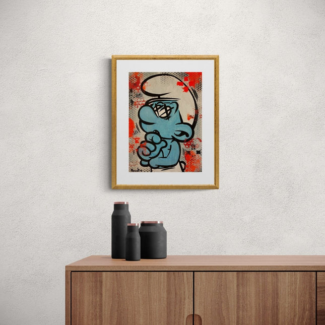 Philosophical Doubt Smurf - Schtroumpfs - BRUTO