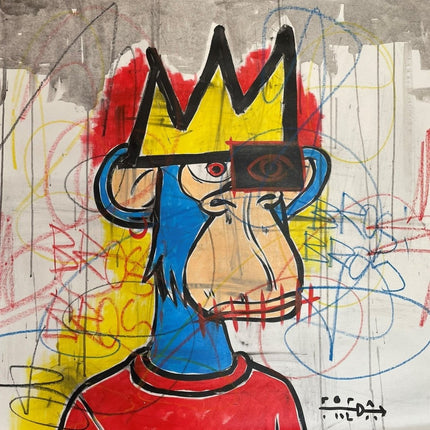 Rare Bored Ape Street Art 1 - Freda People