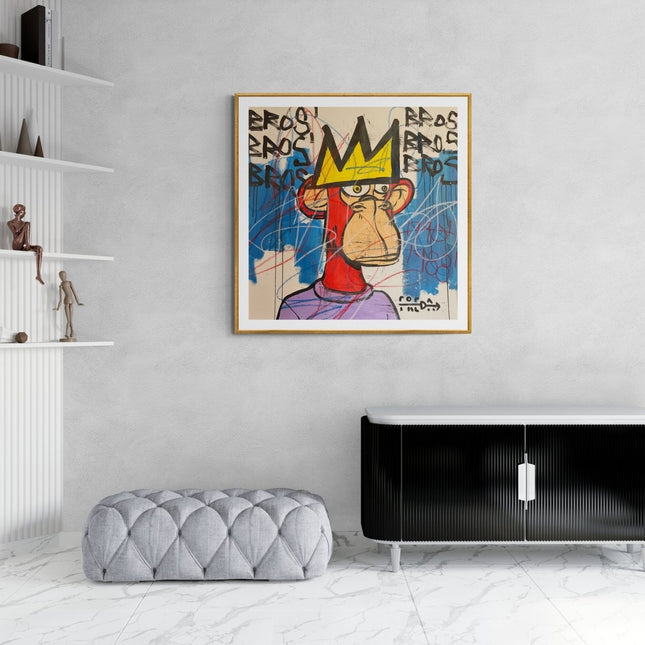 Rare Bored Ape Street Art 2 - Freda People