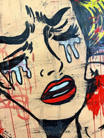 Rare Lichtenstein Street Art Girl - Freda People