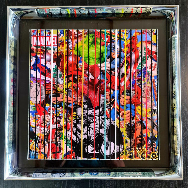 Super héros pop codebarre - Elmago