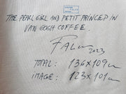 The Pearl Girl And Petit Prince in Van Gogh Coffee - Joaquim Falcó