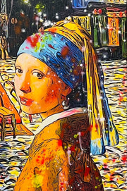 The Pearl Girl And Petit Prince in Van Gogh Coffee - Joaquim Falcó